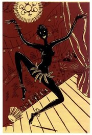 La sérigraphie éditée à 100 ex. signés en 1992 La sérigraphie éditée à 100 ex. signés en 1992