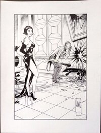 Thierry Labrosse - Dead Charlie - Supersonné - Original art