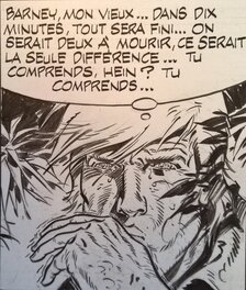 Toute la faiblesse de son héros exprimée en une case ; stupeur et tremblements ! Toute la faiblesse de son héros exprimée en une case ; stupeur et tremblements !