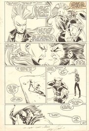 Marc Silvestri - Silvestri: Uncanny X-Men 220 page 9 - Comic Strip