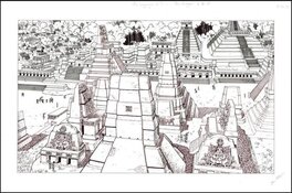 Jeronaton - LES VOYAGES D'ALIX : LES MAYAS - Planche originale