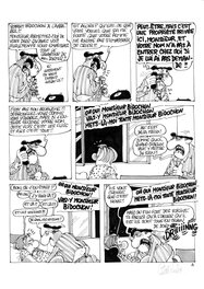 Binet - Les Bidochon - Tome 13 - Planche originale