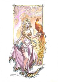 La reine des Elfes et son griffon - Les filles de Soleil T23