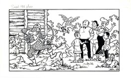 Willy Vandersteen - Suske en Wiske - Bob et Bobette - Couverture originale