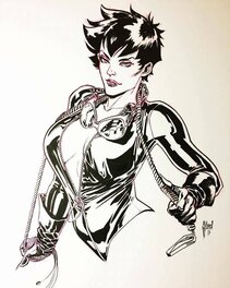 Guillem March - Catwoman - Illustration originale
