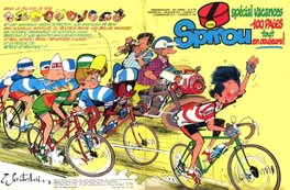 Couverture du Spirou N°2149 du 21 juin 1979. Couverture du Spirou N°2149 du 21 juin 1979.