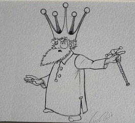 Turf - La nef des fous - Le petit Roi - Original Illustration