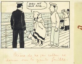 1938 - Tintin & L'Oreille Cassée © Hergé – Moulinsart *