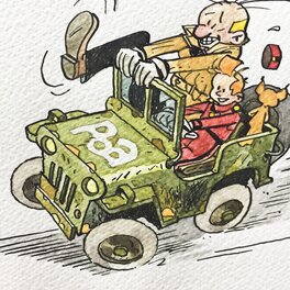 Détail de la Jeep. Détail de la Jeep.
