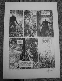 Mohamed Aouamri - Scène saturnienne - planche 51 du tome 3 de SAGA VALTA - Comic Strip