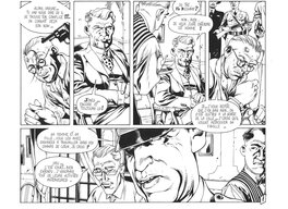 Hugues Labiano - Dixie Road - Tome 3 - Planche originale