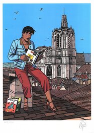 Mon exemplaire de la sérigraphie. Mon exemplaire de la sérigraphie.