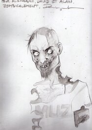 Zombie bien entamé, dédicace sur Jour Z  tome 1 de la série Alice Matheson