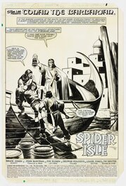 John Buscema - Conan the Barbarian # 140 Spider Isle - Comic Strip