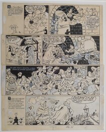 Willy Vandersteen - Het eiland Amoras - Planche originale