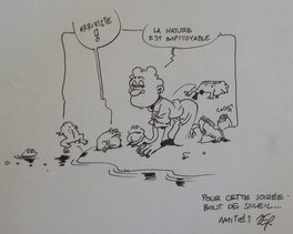 Zep - Victor et les grenouilles - Original art