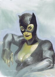 Esad Ribic - Catwoman par Ribic - Illustration originale