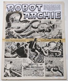 Ted Kearon - Archie le robot - 2 mars 1963. - Planche originale