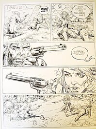 Michel Rouge - Marshal Blueberry, Frontière sanglante - Planche originale