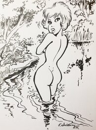 François Walthéry - Natacha - Original Illustration