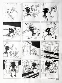 Thierry Martin - SPIROU vs. Radar le robot - Comic Strip