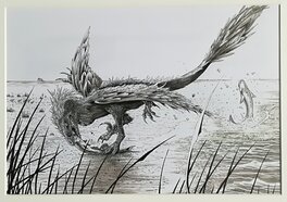 Thierry Boulanger - Le chenal - Illustration originale