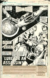 Mike Grell - Green Lantern 94 Page 1 - Planche originale