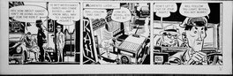 Frank Robbins - " Johnny Hazard " - Planche originale