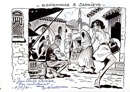 Maxime Roubinet - Espionnage à Sarajevo - Original Illustration