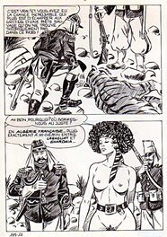 Alberto Del Mestre - Vent sauvage - La Schiava n° 22 planche 12 (série jaune n°128) - Comic Strip