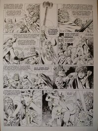 Jean-Yves Mitton - Chroniques Barbares tome 5 planche 42 - Planche originale