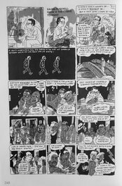 Page imprimée, avec trames, gris et noirs