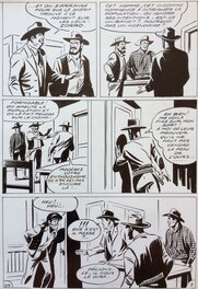 André Oulié - Les aventures de Zorro - Justice de l'ouest - Planche originale