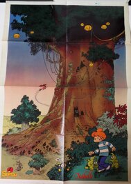 Le poster paru en supplément du fascicule n°2215 du journal Spirou