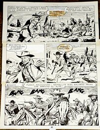 Planche originale - Tex Willer n° 278, La foresta pietrificata planche 82