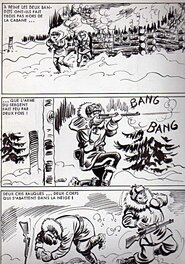 Planche originale - Sam Boyd, la longue poursuite, pl 41. Ajax n°36, novembre 1967, SFPI