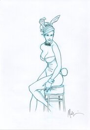 Nicolas Malfin - Playmate - Original Illustration