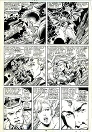 John Byrne - Fantastic Four - Reed Susan Annihilus Nick Fury - Planche originale