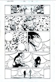 Frank Quitely - New X-Men - Beast & Phenix - Planche originale