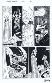 John Romita Jr. - Amazing Spider-man - Spidey & Loki - Comic Strip