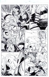 John Romita Jr. - Amazing Spider-man - Spidey & Green Goblin - Planche originale