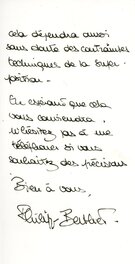 Commentaires de Berthet (verso)