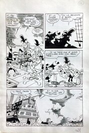 Leone Cimpellin - "Tom Patapom" pl2 - "Tchack" (éd. Aventures et Voyages) - Planche originale