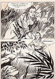 Alberto Del Mestre - Douloureuse négritude, planche 104 - La Schiava n° 36 (série jaune n°141) - Planche originale