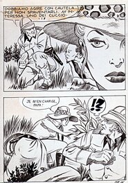 Alberto Del Mestre - Douloureuse négritude, planche 26 - La Schiava n° 36 (série jaune n°141) - Planche originale