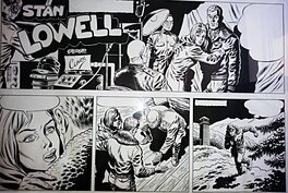 Maxime Roubinet - Planche titre de Stan Lowell - publication inconnue - Comic Strip