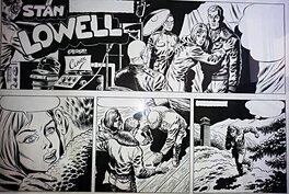 Maxime Roubinet - Planche titre de Stan Lowell - publication inconnue - Planche originale