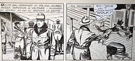 Sergio Tarquinio - Sergent Dick, les Tuniques rouges (Giubba rossa) - Planche originale