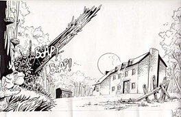 Rémi Torregrossa - Triskell, première case du premier tome - Comic Strip