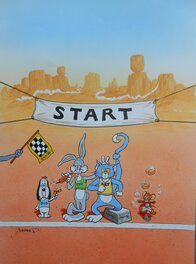 Jan Bosschaert - Bugs Bunny and friends - Couverture originale